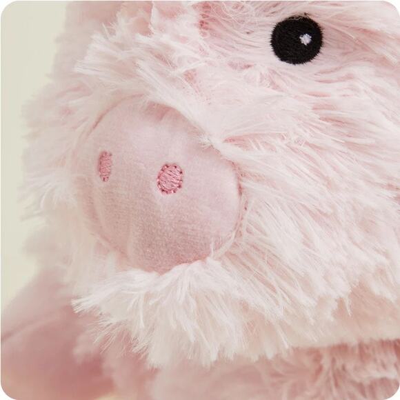 13" Warmies Plush Pig Weighted Cozy Microwavable Heat Therapy French Lavender - Picture 6 of 7